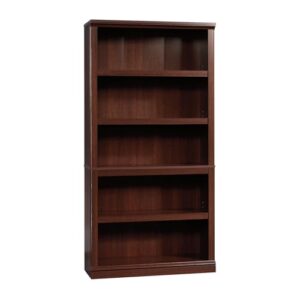 Miscellaneous Storage 5-Shelf Bookcase/ Book shelf, Select Cherry finish