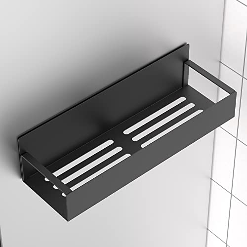 HuggieGems 4 Pack Magnetic Spice Rack Organizer for Refrigerator and Oven, Black Fridge Organizers and Storage - Image 3