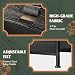 Alternative view of Dresser for Bedroom with 8 Drawers, Wide Fabric Dresser for Storage and Organization, Bedroom Dressers, Chest of Drawers for Living Room, Closet, Hallway, Charcoal Black Wood Grain Print